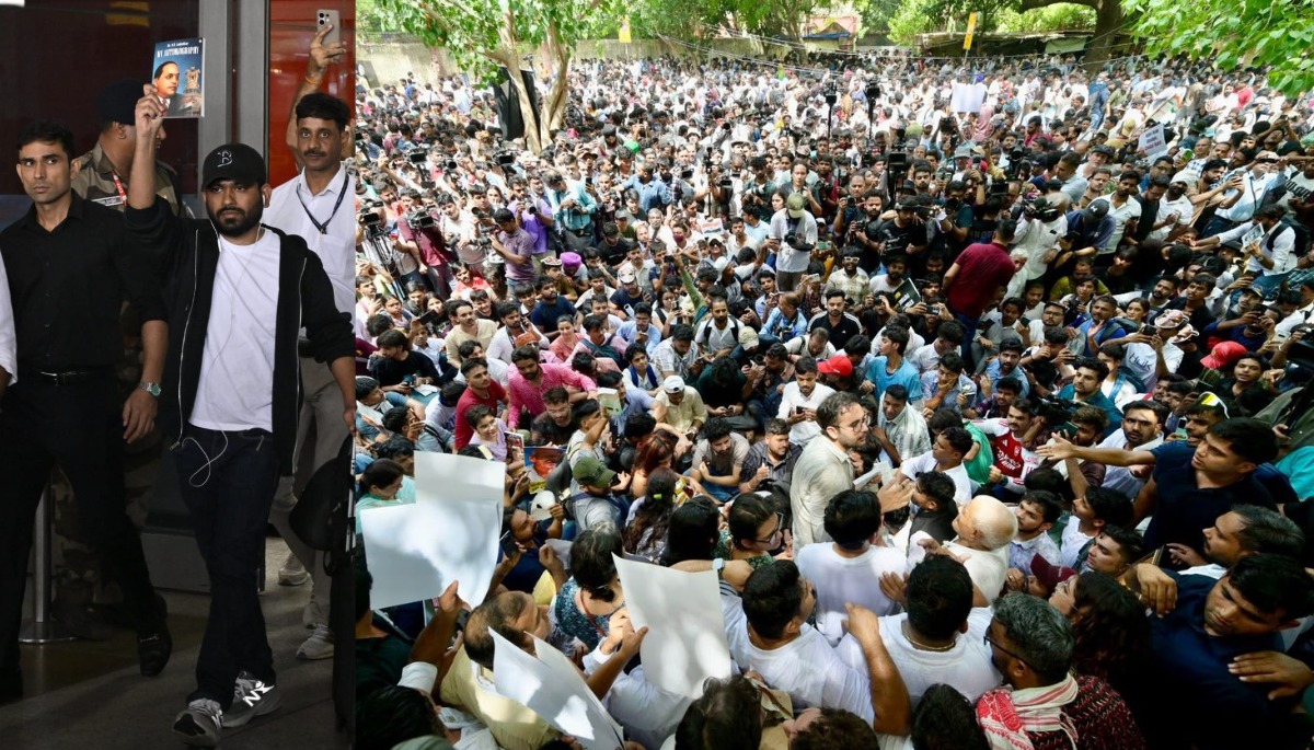 कॉक्रोच जनता पार्टीचे संस्थापक अभिजीत दिपके जंतर-मंतरवर दाखल, प्रचंड पोलिस बंदोबस्तात आंदोलन सुरू