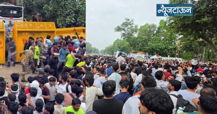 दिल्लीत उद्रेक: सीजेपीचे आंदोलन तीव्र, लाखोंच्या संख्येने कॉक्रोच संसद भवनाच्या दिशेने, आंदोलकांवर लाठीमार, अश्रुधुराचा वापर; पण मोर्चेकरी आंदोलनावर ठाम!